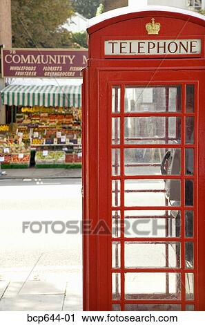Red telephone booths, London, United Kingdom View Large Photo Image Stock Image - Red telephone booths, London, United Kingdom. Fotosearch