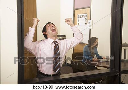 Businessman pounding on window View Large Photo Image Stock Photo - Businessman pounding on window. Fotosearch