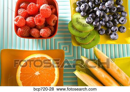 Stock Photo - Assorted fresh fruit. Fotosearch