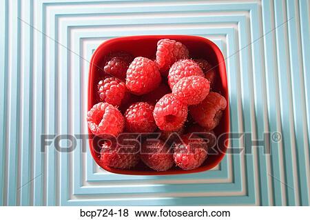 Bowl of raspberries View Large Photo Image Stock Photo - Bowl of raspberries. Fotosearch