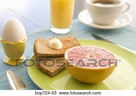 Stock Image - Breakfast setting. Fotosearch