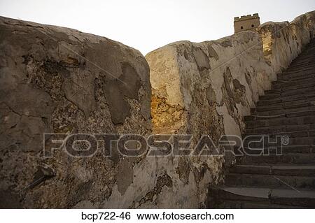 Close up of The Great Wall, China View Large Photo Image Stock Photograph - Close up of The Great Wall, China. Fotosearch