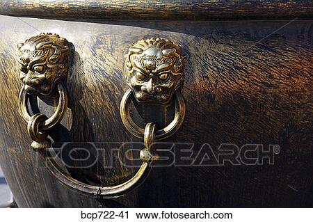 Decorative handle, Forbidden City, Beijing, China View Large Photo Image Stock Image - Decorative handle, Forbidden City, Beijing, China. Fotosearch