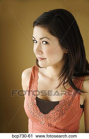 Portrait of young woman View Large Photo Image Stock Image - Portrait of young woman. Fotosearch