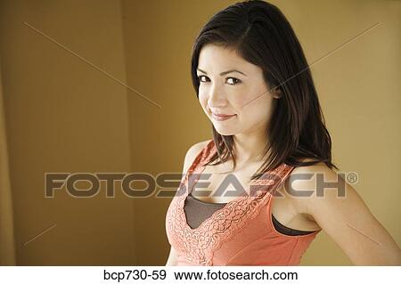Portrait of young woman View Large Photo Image Stock Photo - Portrait of young woman. Fotosearch