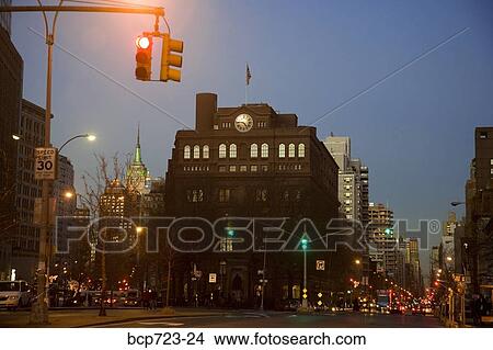 Urban intersection, New York City View Large Photo Image Picture - Urban intersection, New York City. Fotosearch