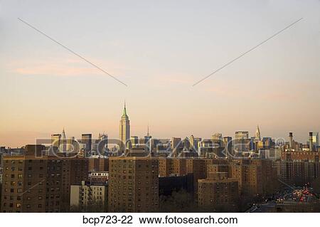 Stock Image - Urban skyline, New York City. Fotosearch