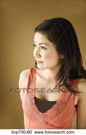 Young woman looking to side View Large Photo Image Stock Image - Young woman looking to side. Fotosearch