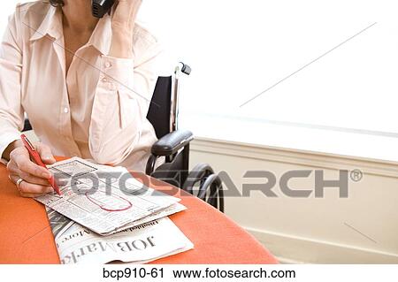 Woman in a wheelchair at breakfast talking on phone View Large Photo Image Stock Image - Woman in a wheelchair at breakfast talking on phone. Fotosearch