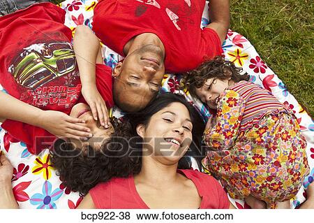 Family portrait outdoors View Large Photo Image Stock Photo - Family portrait outdoors. Fotosearch