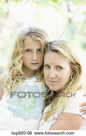 Stock Photo - Mother and daughter. Fotosearch