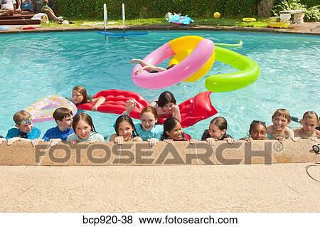 Pool party View Large Photo Image Stock Photo - Pool party. Fotosearch