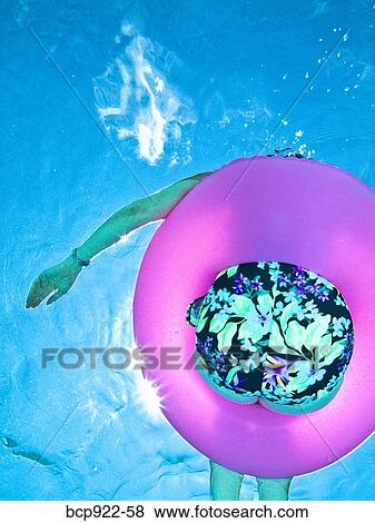 View from below of woman floating in pool View Large Photo Image Stock Photo - View from below of woman floating in pool. Fotosearch