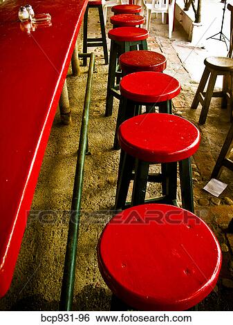 row of barstools View Large Photo Image Stock Photograph - row of barstools . Fotosearch