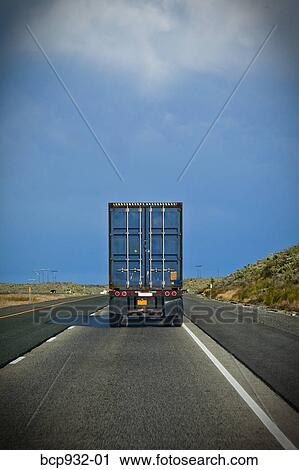truck on utah highway View Large Photo Image Stock Image - truck on utah highway. Fotosearch