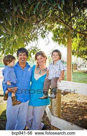 portrait of family outdoors View Large Photo Image Stock Photograph - portrait of family outdoors. Fotosearch