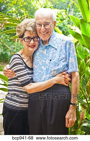 portrait of senior couple outdoors View Large Photo Image Stock Photo - portrait of senior couple outdoors. Fotosearch