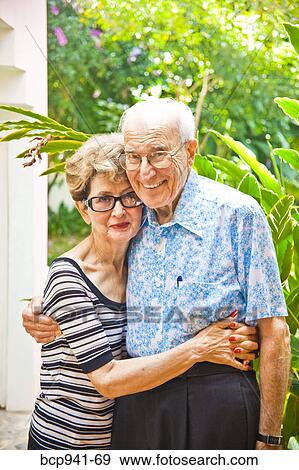 portrait of senior couple outdoors View Large Photo Image Stock Photo - portrait of senior couple outdoors. Fotosearch