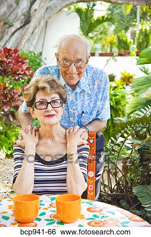 portrait of senior couple outdoors View Large Photo Image Stock Photograph - portrait of senior couple outdoors. Fotosearch