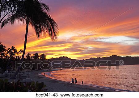 sunset in sayulita, mexico View Large Photo Image Stock Image - sunset in sayulita, mexico. Fotosearch