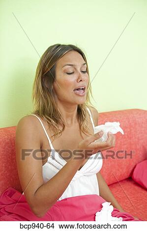 woman sick in bed View Large Photo Image Picture - woman sick in bed. Fotosearch