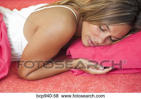 woman sleeping View Large Photo Image Stock Photo - woman sleeping . Fotosearch