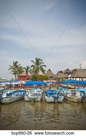boats docked in barra de navidad, jalisco, mexico View Large Photo Image Stock Photograph - boats docked in barra de navidad, jalisco, mexico. Fotosearch