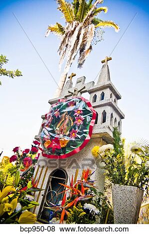 decorated church in mexico View Large Photo Image Stock Photo - decorated church in mexico. Fotosearch