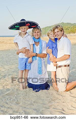 portrait of family on beach View Large Photo Image Stock Photograph - portrait of family on beach. Fotosearch