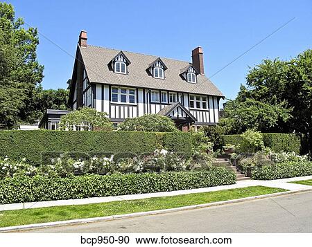 tudor style house View Large Photo Image Stock Image - tudor style house. Fotosearch