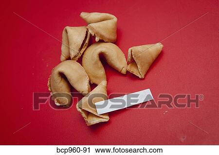 Fortune cookies on red surface View Large Photo Image Stock Image - Fortune cookies on red surface. Fotosearch