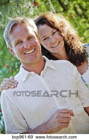 Portrait of happy couple View Large Photo Image Stock Photo - Portrait of happy couple. Fotosearch