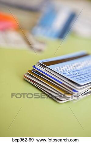 Stack of credit cards View Large Photo Image Stock Photo - Stack of credit cards. Fotosearch