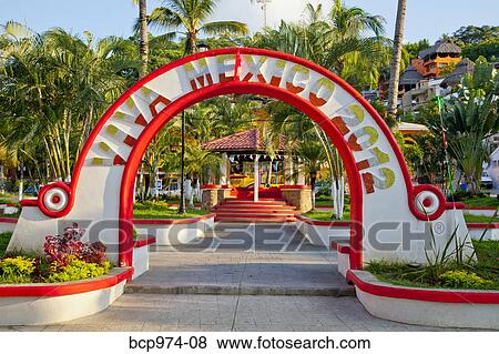 Arch in sayulita View Large Photo Image Stock Photo - Arch in sayulita. Fotosearch