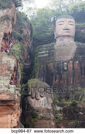 "Leshan giant Buddha, Sichuan province, China" View Large Photo Image Stock Photo - "Leshan giant Buddha, Sichuan province, China". Fotosearch
