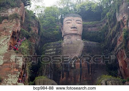"Leshan giant Buddha, Sichuan province, China" View Large Photo Image Stock Photo - "Leshan giant Buddha, Sichuan province, China". Fotosearch