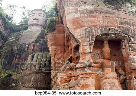 "Leshan giant Buddha, Sichuan province, China" View Large Photo Image Stock Photography - "Leshan giant Buddha, Sichuan province, China". Fotosearch