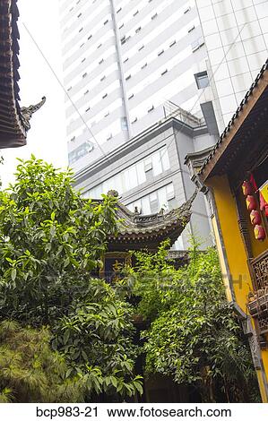 "Ornate roof of Luohan Si Arhat Temple, Chongqing, China" View Large Photo Image Stock Image - "Ornate roof of Luohan Si Arhat Temple, Chongqing, China". Fotosearch
