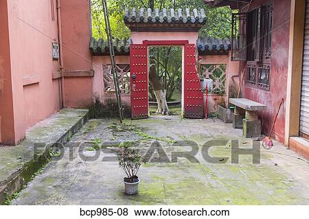 Ruins of a monastery at Leshan Giant Buddha View Large Photo Image Stock Photo - Ruins of a monastery at Leshan Giant Buddha. Fotosearch
