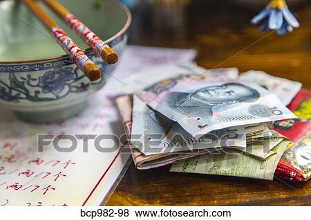 Soup bowl and chopsticks at a Chinese restaurant View Large Photo Image Stock Photo - Soup bowl and chopsticks at a Chinese restaurant. Fotosearch