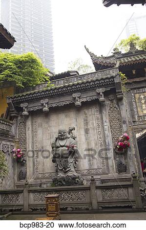 "Statue of a fat monk at Luohan Si Arhat Temple, Chongqing, China" View Large Photo Image Stock Image - "Statue of a fat monk at Luohan Si Arhat Temple, Chongqing, China". Fotosearch
