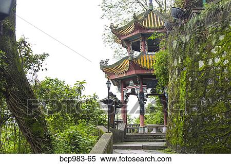 Stock Photography - "Temple in Yangshuo, China". Fotosearch