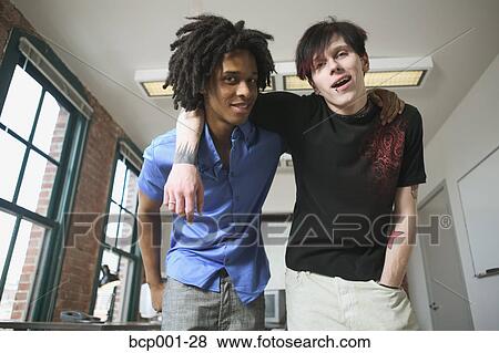 Two young business colleagues. View Large Photo Image Stock Photo - Two young business colleagues.. Fotosearch