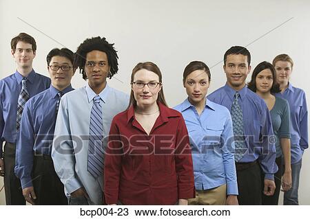 Portrait of eight young business people. View Large Photo Image Stock Image - Portrait of eight young business people. . Fotosearch