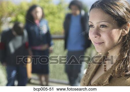 Outdoor portrait of a teenage girl. View Large Photo Image Stock Image - Outdoor portrait of a teenage girl.. Fotosearch