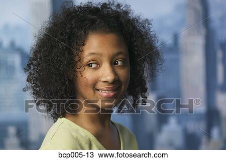 Studio portrait of a teenage girl. View Large Photo Image Stock Image - Studio portrait of a teenage girl. . Fotosearch