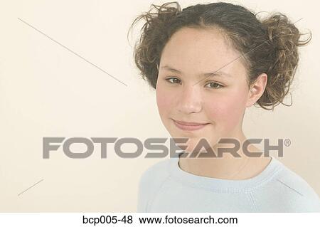 Studio portrait of a teenage girl. View Large Photo Image Stock Photo - Studio portrait of a teenage girl.. Fotosearch