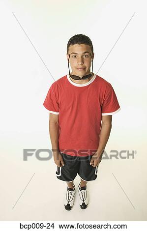 Studio portrait of a teenage boy. View Large Photo Image Picture - Studio portrait of a teenage boy.. Fotosearch