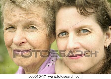 Portrait of a mother and her adult daughter. View Large Photo Image Stock Photo - Portrait of a mother and her adult daughter.. Fotosearch