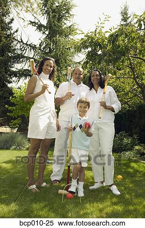 Three generations in croquet clothes. View Large Photo Image Stock Photography - Three generations in croquet clothes.. Fotosearch